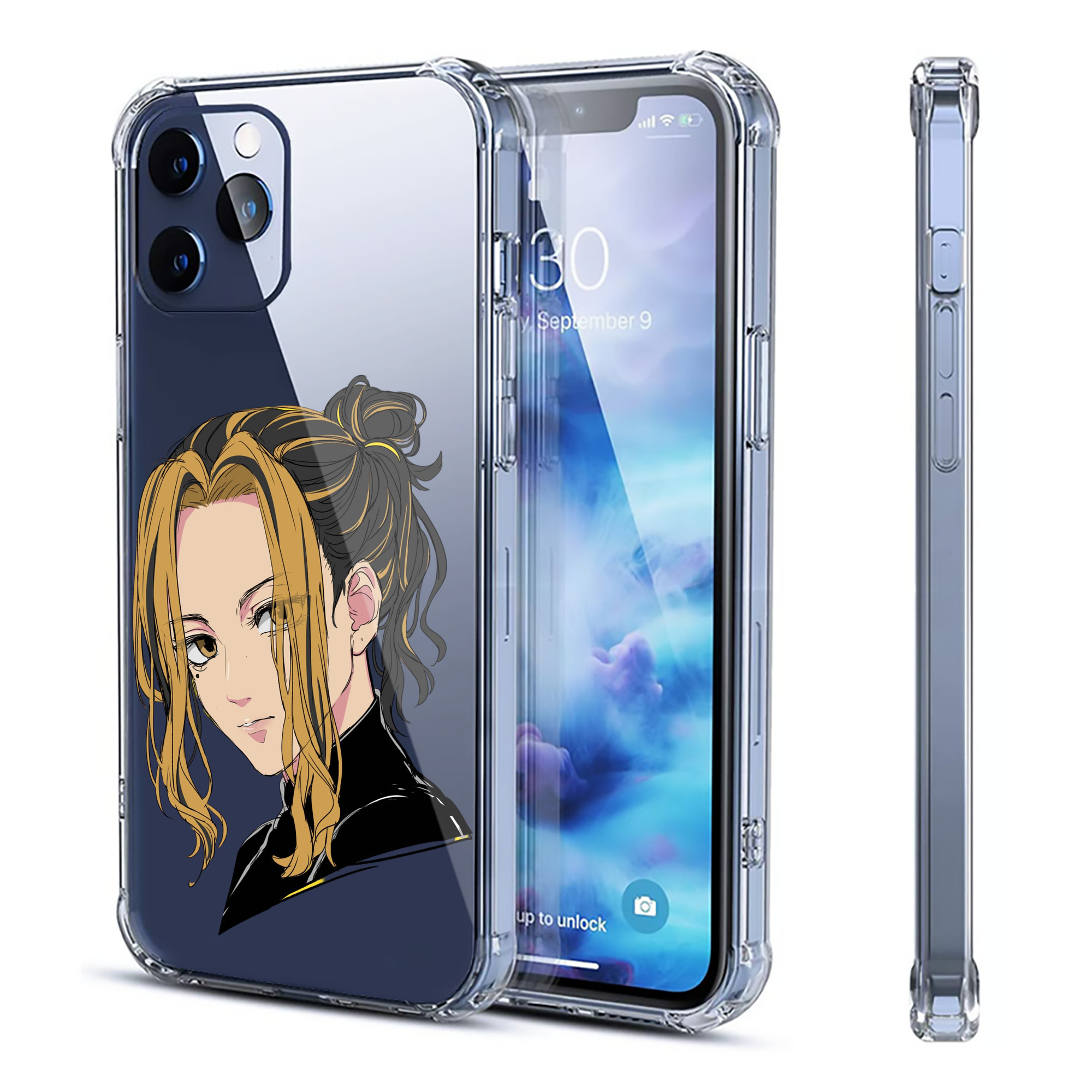（画像用） 東京リベンジャーズ Tokyo Revengers 【iPhone 12シリーズ対応】透明スマホケース（クリアソフトケース）
